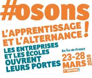 Mademoiselle Associée - Logo #osons l’apprentissage et l’alternance!