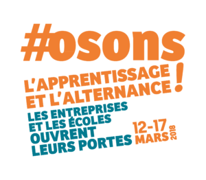 Mademoiselle Associée - Logo #osons l’apprentissage et l’alternance! - Édition 2018